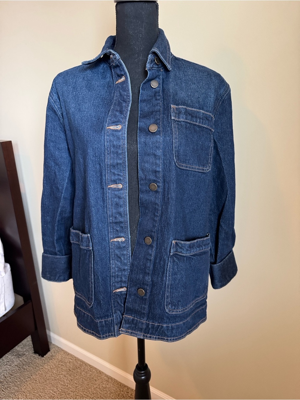 Banana Republic Dark Blue Denim Jacket - Picture 4 of 10